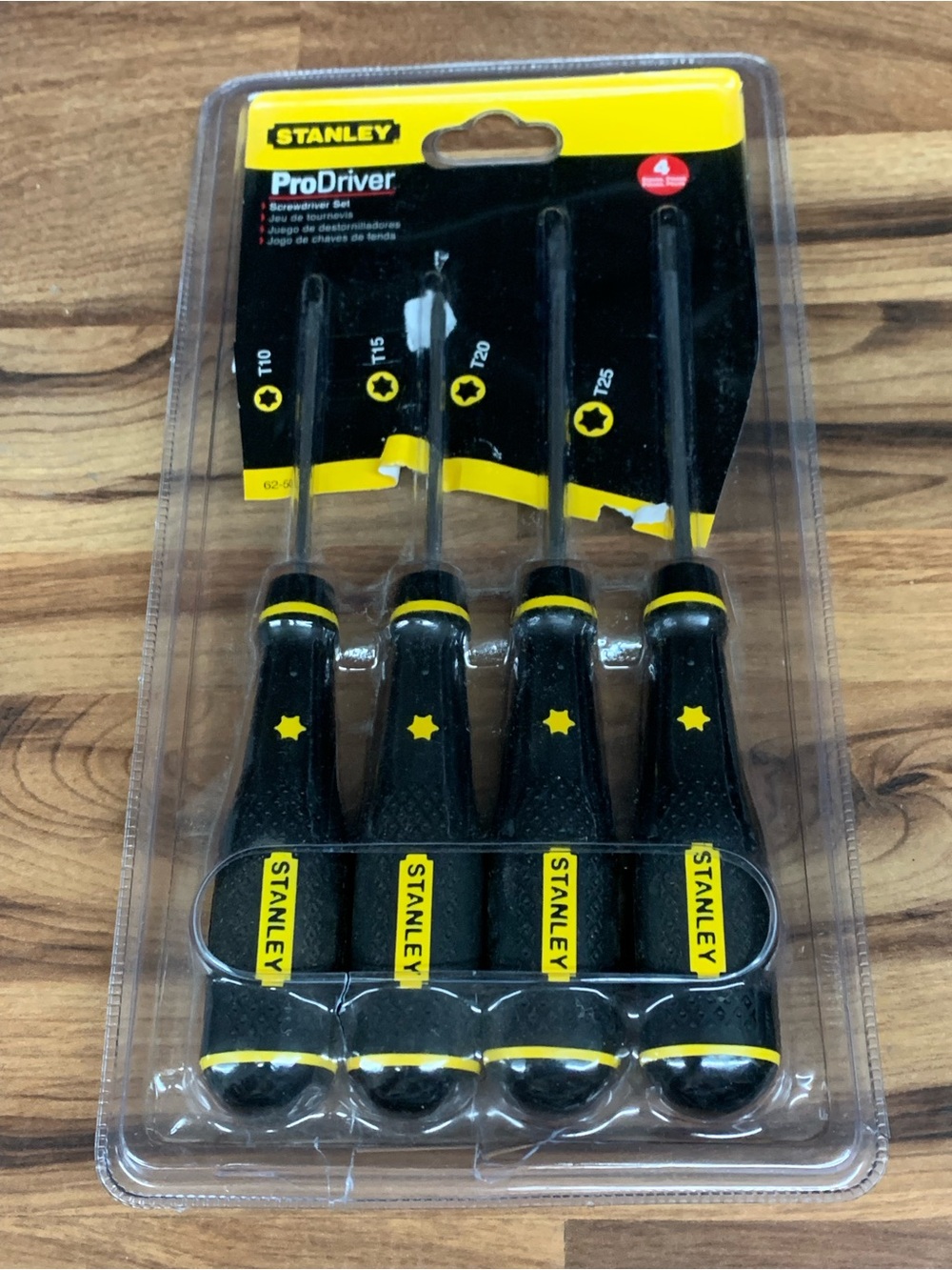 Stanley 62-504 4-Piece ProDriver Torx Screwdriver Set T10 T15 T20 T25 NOS USA